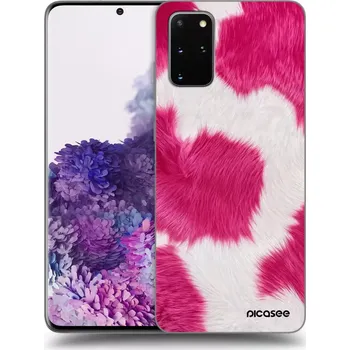 Pouzdro na mobilní telefon Picasee silikonový černý obal pro Samsung Galaxy S20+ G985F - Pink Moo