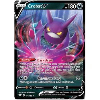 Sběratelská karetní hra Pokémon TCG Crobat V 104/189