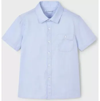 Chlapecká košile Chlapecká košile krátký rukáv Mayoral 3112-79 světle modrá velikost 98