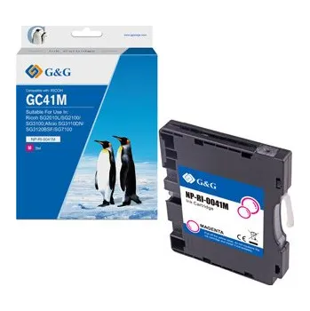 G&G kompatibilní ink s 405767, NP-RI-0041M, magenta, 600str. NP-RI-0041M