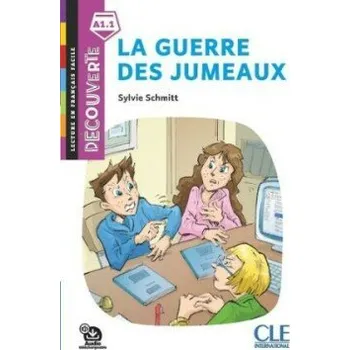 Cizojazyčná kniha La guerre des jumeaux - Niveau A1.1 - Lecture Découverte - Audio téléchargeable - Sylvie Schmitt