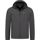 HÖHENHORN Lehká outdoorová pánská softshellová bunda HOHENHORN Alpberg Barva: Šedá, Velikost: XL