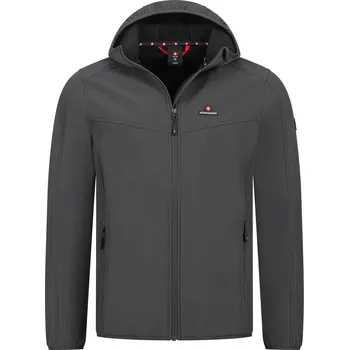 Pánská softshellová bunda HÖHENHORN Lehká outdoorová pánská softshellová bunda HOHENHORN Alpberg Barva: Šedá, Velikost: XL