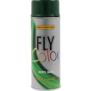 Barva ve spreji FLY Color RAL 6005 zelená akrylátová barva ve spreji 400 ml