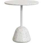 Bílý terrazzo kulatý jídelní stůl ø 70 cm Saura – Kave Home ID_1657420