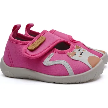 Chlapecké bačkory Barefoot plátěnky / bačkory DDstep C086-51380A kočka Velikost: 29