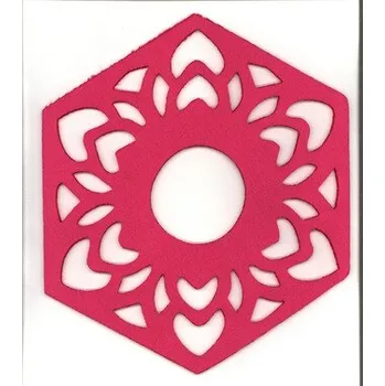 Ozdoba z filcu - podkładka rozeta 026 30x30 cm