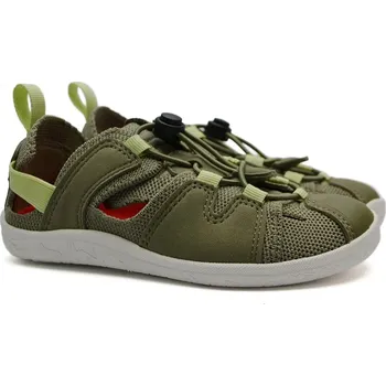 Chlapecké polobotky Barefoot sandály REIMA VALOA 5400157B-8920 green Velikost: 35