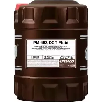 Převodový olej SCT - MANNOL Převodový olej PEMCO PM 453 DCT-Fluid 20 l SCT PM0453-20