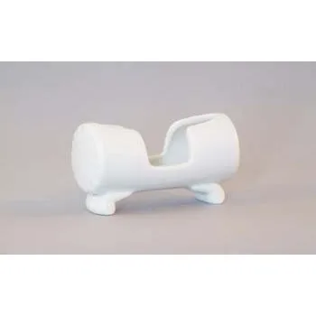 Sada nádobí Dóza na párátka 8cm 80g BÍLÁ Český porcelán Dubí 2