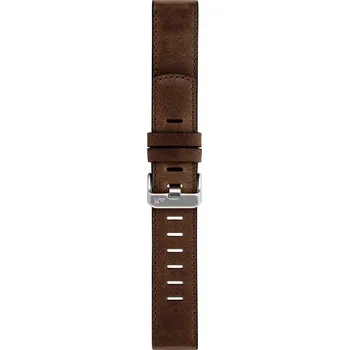 Řemínek na hodinky BIT - Kožený řemínek na hodinky 18 mm hnědý