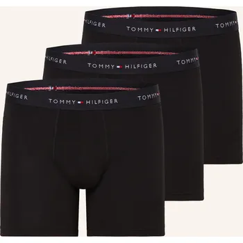Boxerky Tommy Hilfiger Pánské Boxerky, 3 Kusy V Balení, černá, 52