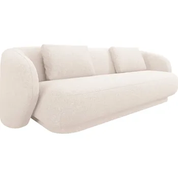 Pohovka Cosmopolitan Design Světle béžová čalouněná trojmístná pohovka Camden 204 cm