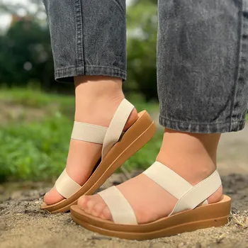 Dámské sandále Dámské sandály béžové SP20-2 Velikost: 38