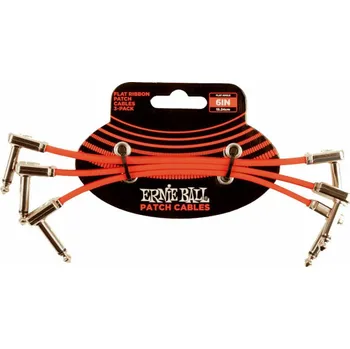 Ernie Ball Flat Ribbon Patch Cable 15 cm Lomený - Lomený Patch kabel