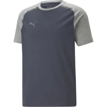 Pánské oblečení Tričko PUMA teamCUP Casuals Tee blue XL