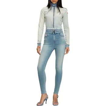 Dámské džíny DŽÍNY DIESEL 1984 SLANDY-HIGH TROUSERS BLUE