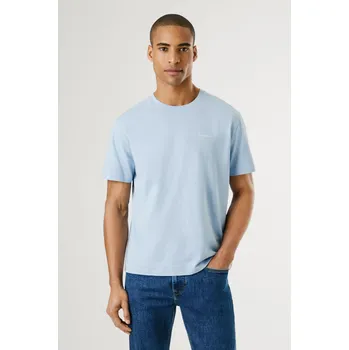 Pánské tričko Pepe Jeans Pánské tričko CONTRAST CONNOR Barva: modrá, Velikost: S