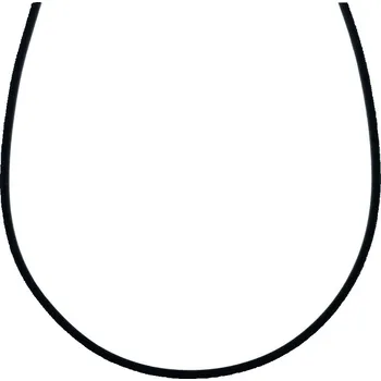 Řetízek Černá kaučuková šňůrka 3mm délka řetízku 60cm
