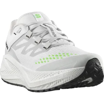 Pánská běžecká obuv Salomon Aero Glide 3 Grvl M L47869400 - white/ftw silver/green gecko 44