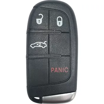 Autoklíč Obal autoklíče Chrysler Dodge Jeep 4tl. KEYLESS - panic + kufr s nouzovou planžetou