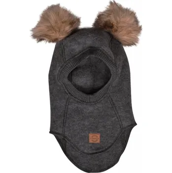 Kojenecká bunda Mikk-Line Mikk - Line kojenecká vlněná merino kukla 50036 - Anthracite Melange Velikost: 98/104 95% Merino vlna