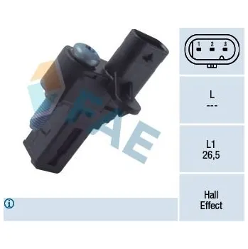Čidlo automobilu Snímač, poloha vačkového hřídele FAE 79287