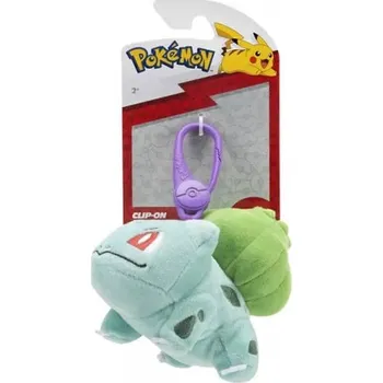 Dětské zboží Jazwares Pokémon přívěsek plyšový Bulbasaur - clip on plush