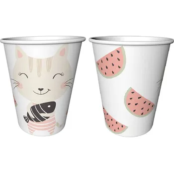 Party nádobí Papírové kelímky Lovely Friends 6 ks