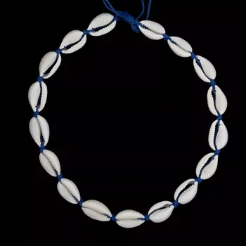 Náhrdelník Macramé náhrdelník s mušlemi Kauri Luanna Dark Blue, Sittar