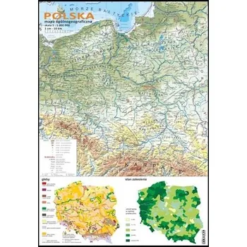 Polska Mapa ogólnogeograficzna