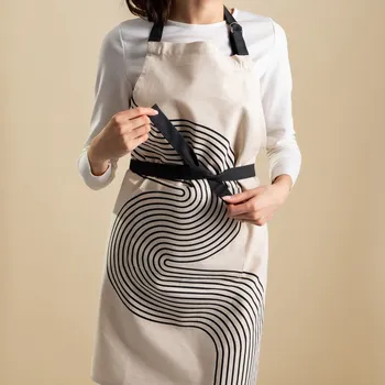 Kuchyňská zástěra Kuchyňská zástěra | CAREM | černý vzor | 60 x 80 cm | 740879