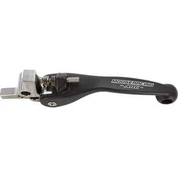 a Brzdová páčka ARC MOOSE RACING LEVER BRAKE pro KTM All w/ Brembo rok 2014-2023 (není určeno pro 65-85) VIZ POPIS, barva černá/stříbrná (Sklopná brzdová páčka)