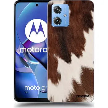 Pouzdro na mobilní telefon Picasee silikonový černý obal pro Motorola Moto G54 5G - Rustica