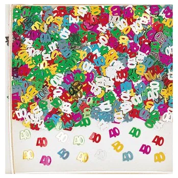 Party dekorace Konfetti 40 urodziny 14g