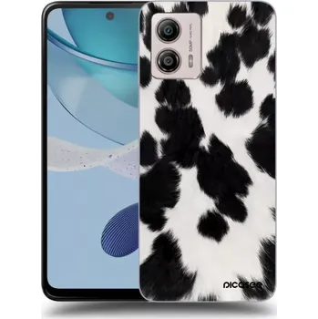 Pouzdro na mobilní telefon Picasee silikonový průhledný obal pro Motorola Moto G53 5G - Black Moo