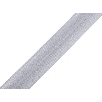 Textilní guma Pro Háčkování Lemovací pruženka š.20 mm šedá