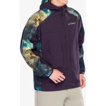 Pánská větrovka Větrovka adidas TERREX National Geographic WIND.RDY Jacket - aurora black