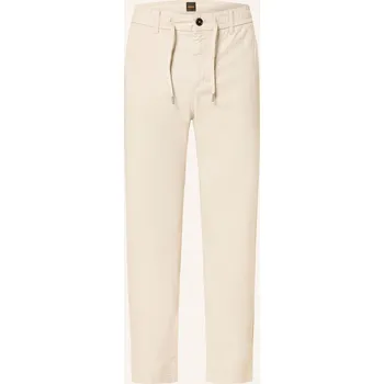 Pánské oblečení Boss Pánské Chino Kalhoty Tapered Fit, béžová, 34