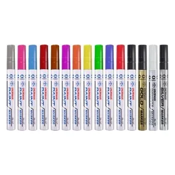 Marker olejowy Snowman gruby srebrny (5903813014217)