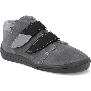 Barefoot dětské kotníkové boty Beda - Black Moon šedé Velikost: 31