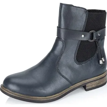 Dámské kozačky Dámská kotníková obuv RIEKER 72258-14 modrá W5 42