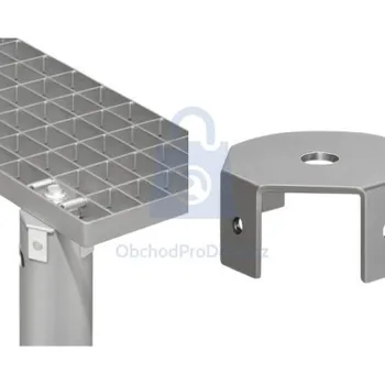 Zemní vrut Adaptér na zemní vrut pro připevnění schodišťového stupně 69 x 30 x 2,0, balení 1 ks