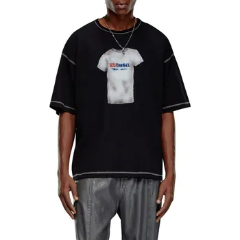 TRIČKO DIESEL T-BOXT-N12 T-SHIRT BLACK