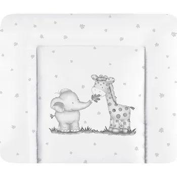 Přebalovací podložka Přebalovací podložka Julius Zöllner Softy Jungle Friends – 75x85 cm, omyvatelná, OEKO-TEX