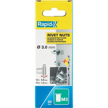 Matice Matice nýtovací Rapid M3, 20ks