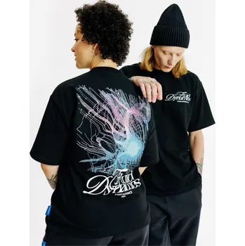 DECATHLON Unisex tričko | Fluid Dynamics 2XL ČERNÁ