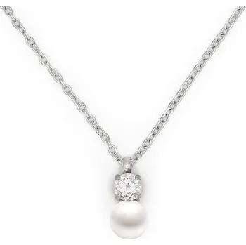 Náhrdelník BRUNOshop.cz Náhrdelník PERLA s kamínkem