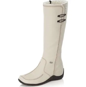 Dámské kozačky Dámské kozačky RIEKER 79952-60 béžová W5 42