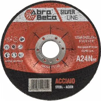 Řezný kotouč Abra Beta Kotouč brusný vypouklý, na ocel 125x6,5, B/V